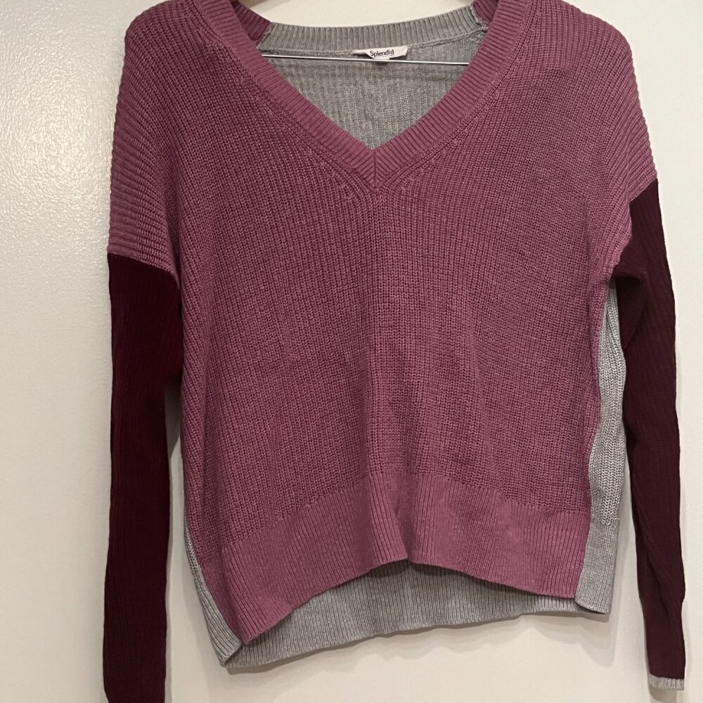 Color Blocked Sweater by Splendid - Size Medium